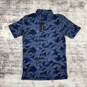 NWT - Travis Mathew Mountain Down Golf Polo Estate Blue Men's Small - 1MX116‎